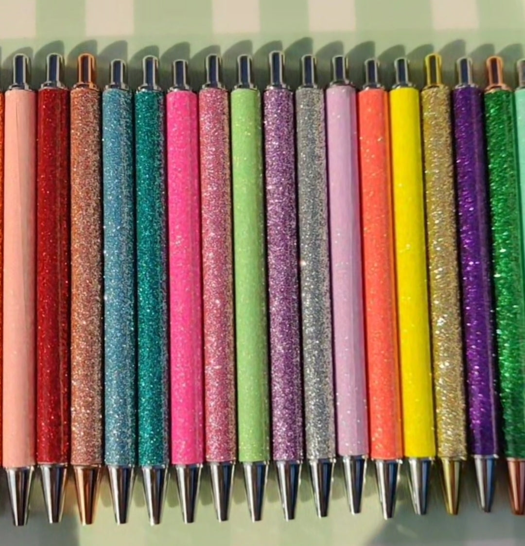Glitter pens