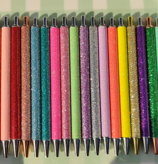 Glitter pens